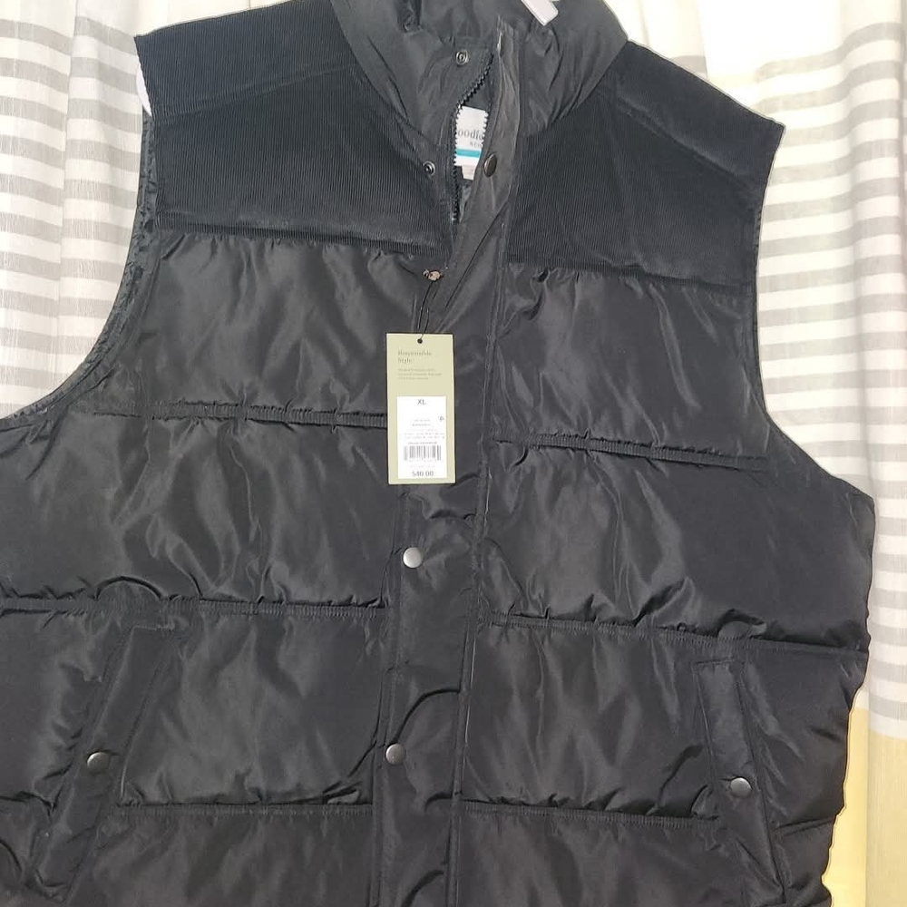 Goodfellow & Co Men's Black Puffer Vest